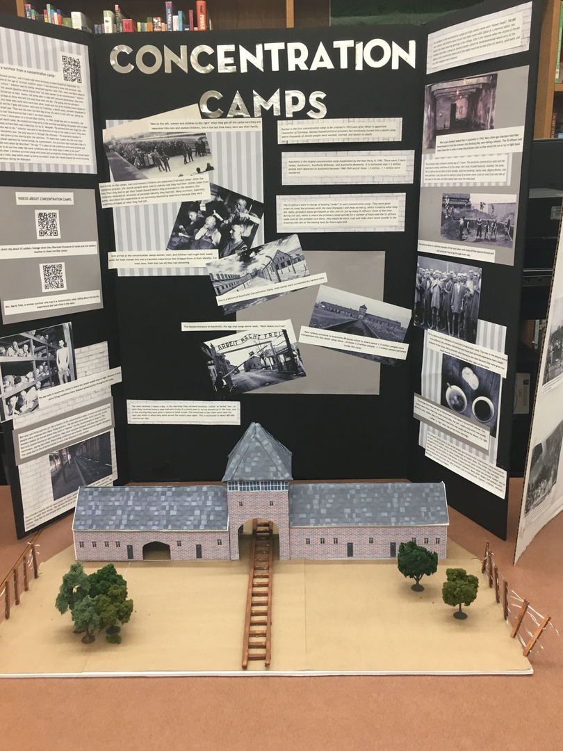Holly Springs High School pop-up museum created by students in Amy Emard's History class.
