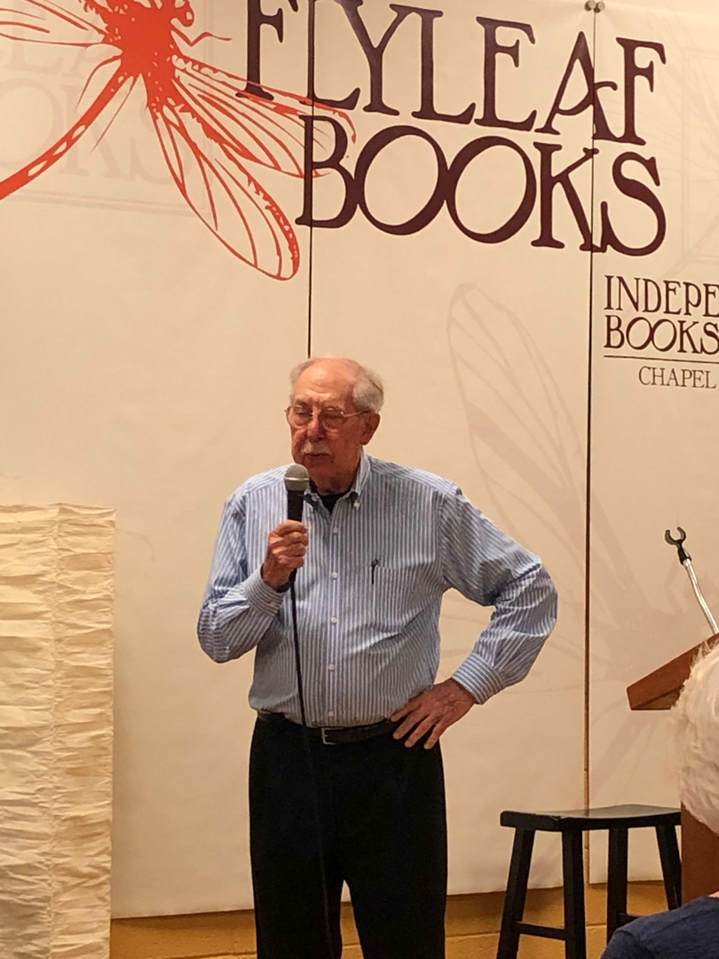 Peter Stein discussing his book, A Boy's Journey from Nazi Occupied Prague to Freedom in America